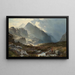 Snowdon von Y Foelberfedd Gemälde - Sidney Richard Percy — gerahmtes Bild an der Wand