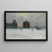 Paris, der Pavillon de Flore und der Triumphbogen des Carrousel - Siebe Johannes ten Cate — gerahmtes Bild an der Wand