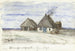 Neujahrswünsche mit Scheune - Sientje Mesdag van Houten — Ansicht des Kunstwerks