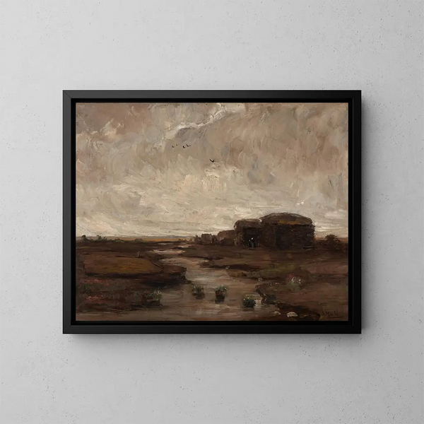 Landschaftstonal - Sientje Mesdag van Houten — gerahmtes Bild an der Wand
