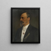 Professor Hermann - Sigmund Dux — gerahmtes Bild an der Wand