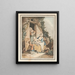 La confiance enfantine - Sigmund Freudenberger — gerahmtes Bild an der Wand