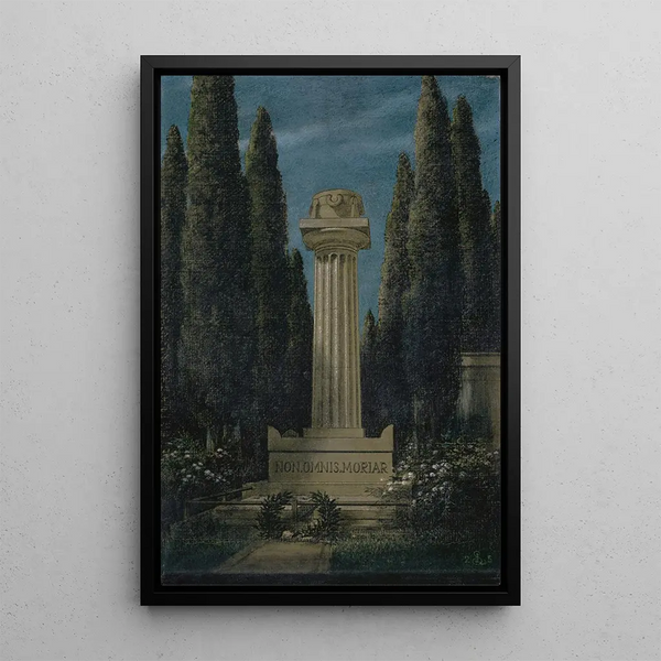 Sigmund Landsinger - Tomb of Arnold Bcklin at the Cemetery Agli Allori.webp
