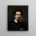Portrait eines Künstlers - Silvestro Lega — gerahmtes Bild an der Wand