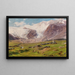 Vue de Saas Fee - Silvio Poma — gerahmtes Bild an der Wand