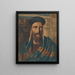 Ein religiöser Gelehrter - Simeon Solomon — gerahmtes Bild an der Wand