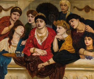 Er findet im Kolosseum statt - Simeon Solomon — Ansicht des Kunstwerks
