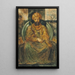 Der König Salomo übt Gerechtigkeit aus - Simeon Solomon — gerahmtes Bild an der Wand