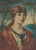 Portrait einer jungen Frau - Simeon Solomon — Ansicht des Kunstwerks