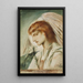 L'Archange Gabriel - Simeon Solomon — gerahmtes Bild an der Wand