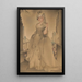 Portrait von Gloria Swanson - Simkha Simkhovitch — gerahmtes Bild an der Wand