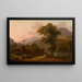 Italienisches Landschaftsgemälde - Simon Denis — gerahmtes Bild an der Wand
