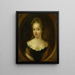 Anna van Citters 1664-94 Tochter von Aernout van Citters und Josina Parduyn - Simon Dubois — gerahmtes Bild an der Wand