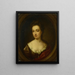 Josina Clara van Citters 1671-1753 Schwester von Anna van Citters - Simon Dubois — gerahmtes Bild an der Wand