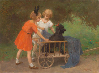 Geduldiger Spielgefährte - Simon Glücklich — Ansicht des Kunstwerks