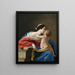 Jungfrau mit Kind - Simon Vouet — gerahmtes Bild an der Wand