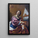 Sainte Cécile - Simon Vouet — gerahmtes Bild an der Wand