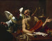 Saint Jérôme und der Engel - Simon Vouet — Ansicht des Kunstwerks