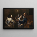 Saint Pierre visitant sainte Agathe en prison - Simon Vouet — gerahmtes Bild an der Wand