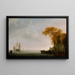 Eine ruhige See - Simon de Vlieger — gerahmtes Bild an der Wand