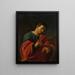 Johannes der Evangelist — Simone Cantarini — gerahmtes Bild an der Wand