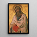 Saint André - Simone Martini — gerahmtes Bild an der Wand