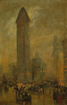 Le Flatiron à New York - Sir Alfred East — Ansicht des Kunstwerks