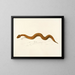 Enchida inornata - Sir Andrew Smith — gerahmtes Bild an der Wand