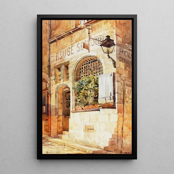 Boutique de serruriers - Sir Aston Webb — gerahmtes Bild an der Wand