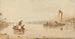 Calme Plat Bateaux au Large du Château de Cowes - Sir Augustus Wall Callcott — Ansicht des Kunstwerks