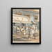 Un porteur de cause - Sir Charles D'Oyly — gerahmtes Bild an der Wand