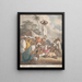 Jongleurs indiens - Sir Charles D'Oyly — gerahmtes Bild an der Wand