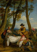 La Mort de Sir Philip Sidney - Sir David Wilkie — gerahmtes Bild an der Wand