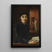 Portrait von Georgiana Burne-Jones - Sir Edward Coley Burne-Jones — gerahmtes Bild an der Wand