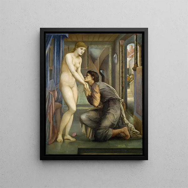 Sir Edward Coley BurneJones - Pygmalion And The Image The Soul Attains.webp