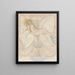 Das Herz des Lotus - Sir Edward Coley Burne-Jones — gerahmtes Bild an der Wand