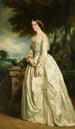 Portrait von Louisa Madeleine Keith-Falconer geborene Hawkins 1828-1916 Gräfin von Kintore - Sir Francis Grant — Ansicht des Kunstwerks