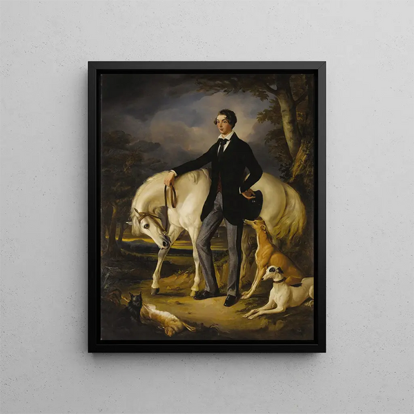 Sir Francis Grant - Portrait of a Young Man George Osbaldeston.webp
