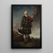 Sir Alexander Macdonald Sir Alasdair MacDhmhnaill Shlite 1744-1795 9. Baronet de Sleat und 1. Baron Macdonald de Slate - Sir George Chalmers — gerahmtes Bild an der Wand