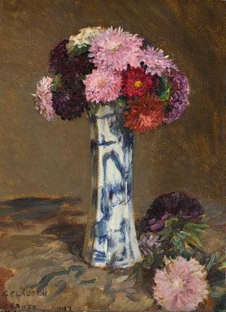 Sir George Clausen - Asters.webp