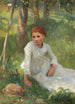 Midi im Getreidefeld - Sir George Clausen — Ansicht des Kunstwerks