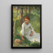 Midi im Getreidefeld - Sir George Clausen — gerahmtes Bild an der Wand