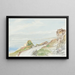 Freshwater Bay Île de Wight - Sir George Hayter — gerahmtes Bild an der Wand