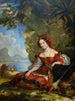 Portrait de Lady Caroline Montagu en costume byronien - Sir George Hayter — Ansicht des Kunstwerks