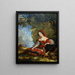 Portrait de Lady Caroline Montagu en costume byronien - Sir George Hayter — gerahmtes Bild an der Wand