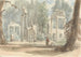 Die Ruinen von Leptis Magna, so wie sie im königlichen Park von Virginia Water erschienen - Sir George Hayter — Ansicht des Kunstwerks