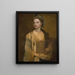 Eine Frau namens Lady Mary Wortley Montagu - Sir Godfrey Kneller — gerahmtes Bild an der Wand