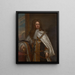 Der König Georg I. von Großbritannien und Irland - Sir Godfrey Kneller — gerahmtes Bild an der Wand