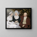 Betty Johnstone und Mademoiselle Wedderburn - Sir Henry Raeburn — gerahmtes Bild an der Wand