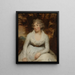 Mlle Elizabeth Dalrymple - Sir Henry Raeburn — gerahmtes Bild an der Wand